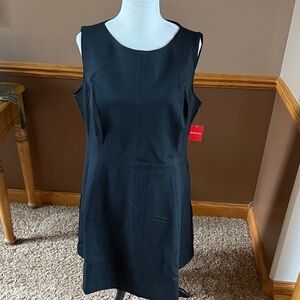 SPANX NWT Sleeveless Black perfect fit and flare Size 1X DRESS